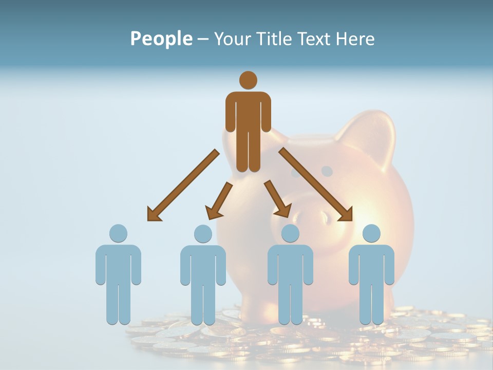 Currency Color Image Close Up PowerPoint Template