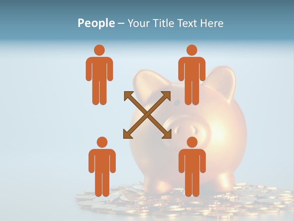 Currency Color Image Close Up PowerPoint Template