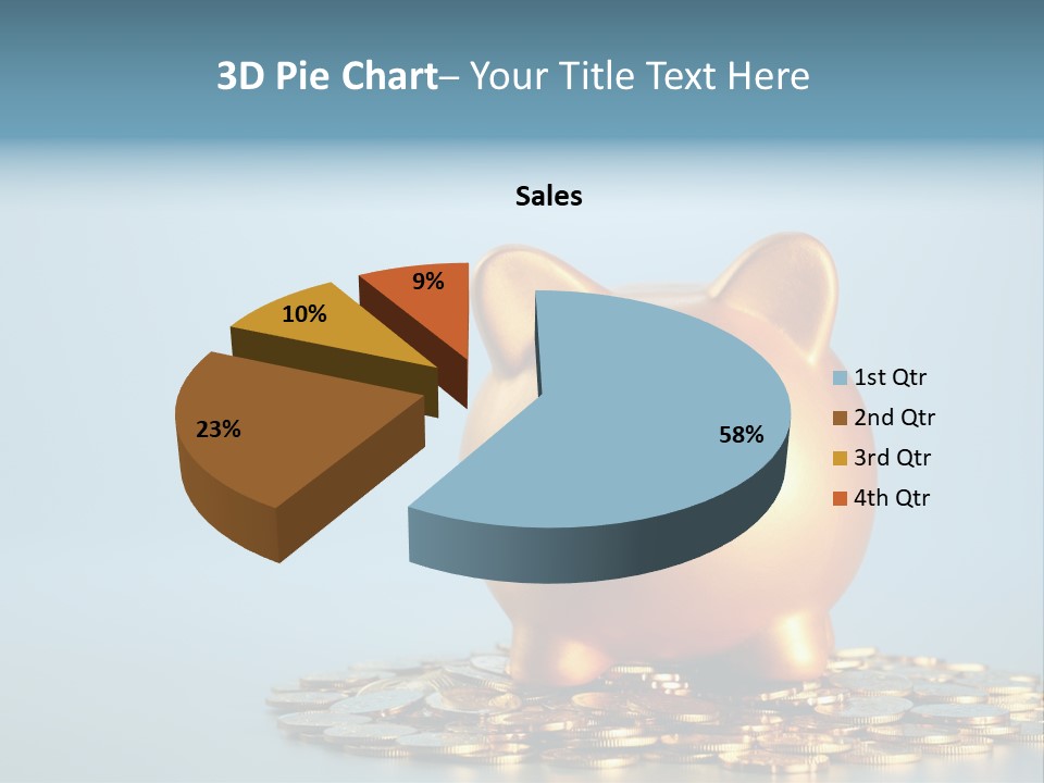 Currency Color Image Close Up PowerPoint Template