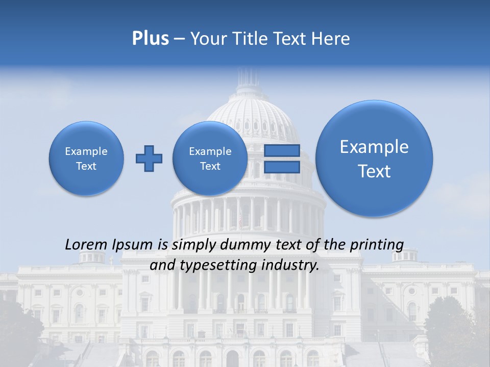 Landmark Capital Capitol PowerPoint Template