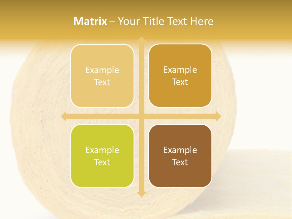 Isolated Thermal Insulation Economy PowerPoint Template