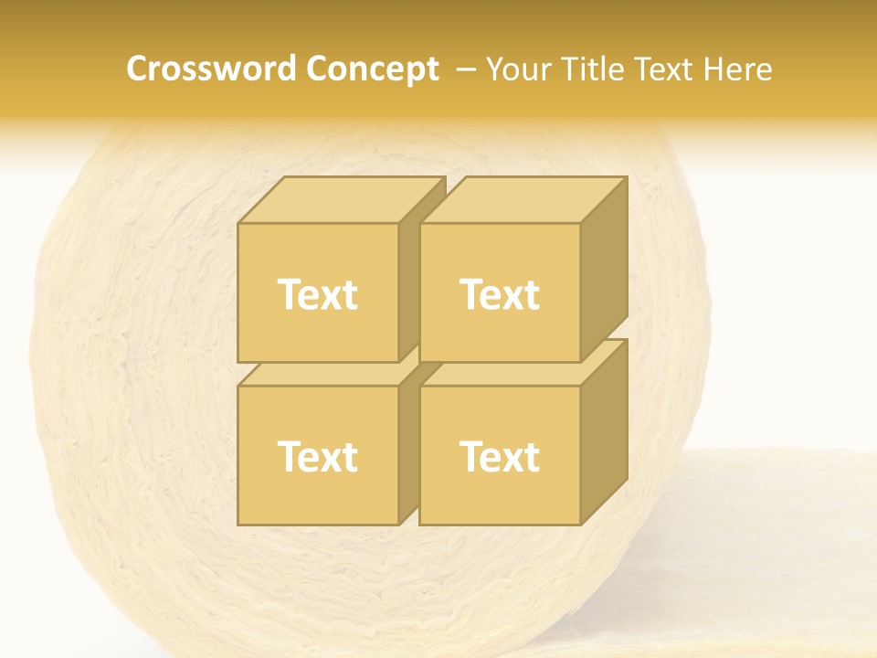 Isolated Thermal Insulation Economy PowerPoint Template
