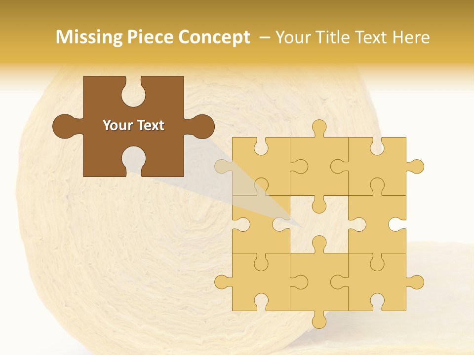 Isolated Thermal Insulation Economy PowerPoint Template