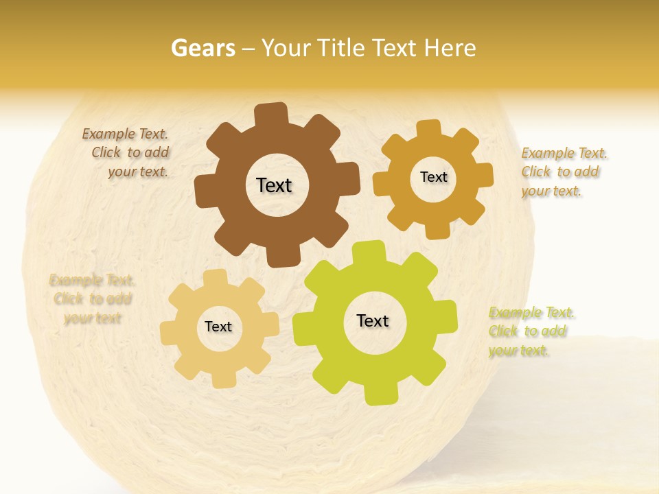Isolated Thermal Insulation Economy PowerPoint Template