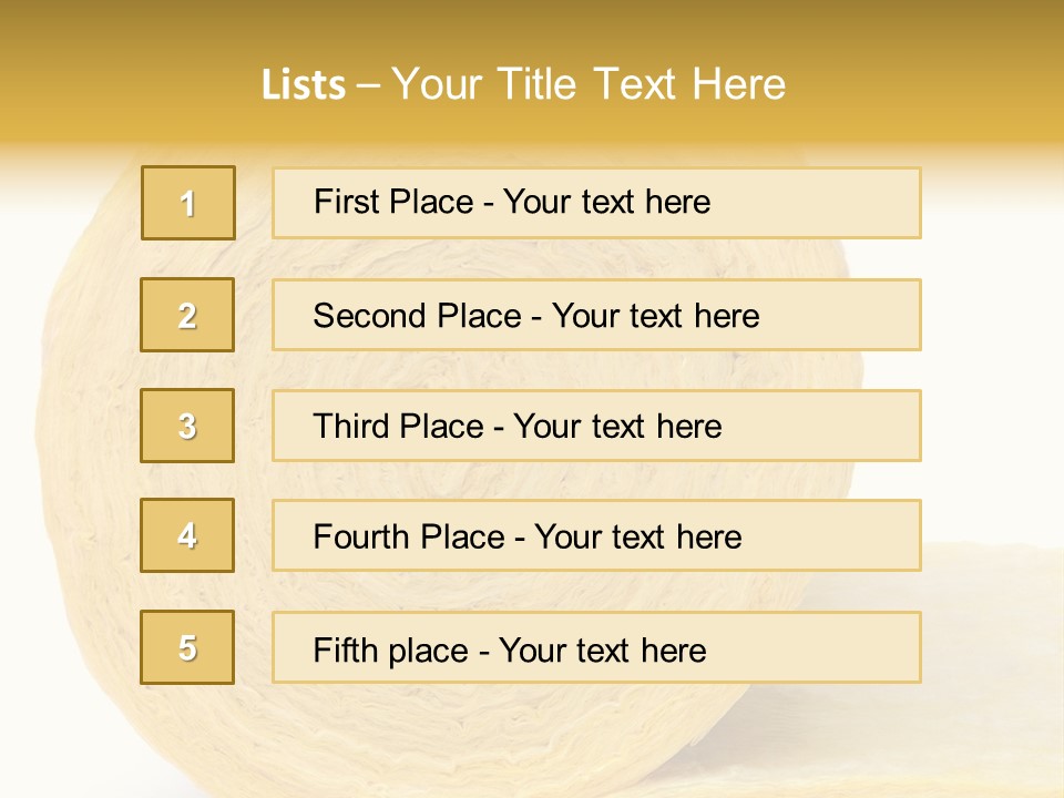 Isolated Thermal Insulation Economy PowerPoint Template