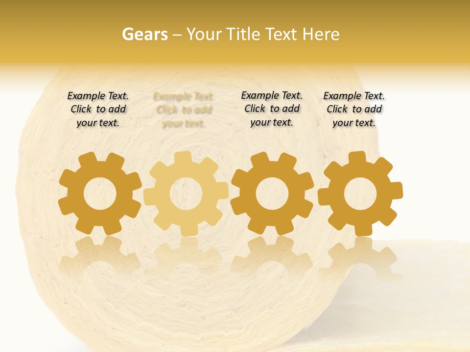 Isolated Thermal Insulation Economy PowerPoint Template