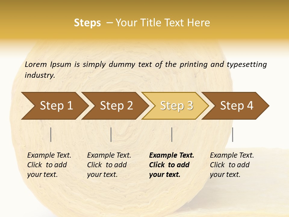 Isolated Thermal Insulation Economy PowerPoint Template