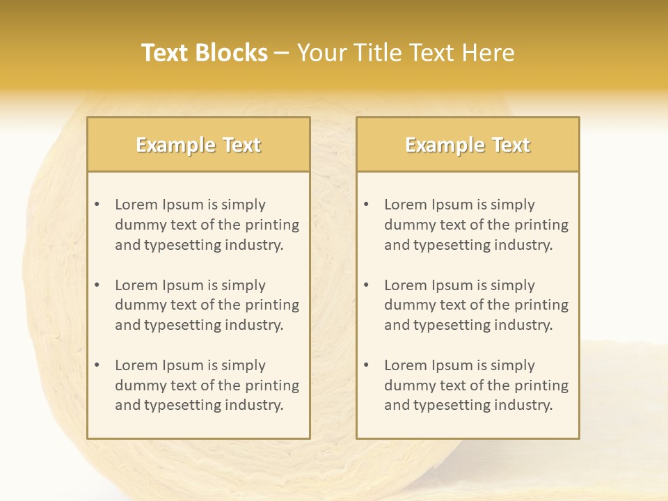 Isolated Thermal Insulation Economy PowerPoint Template