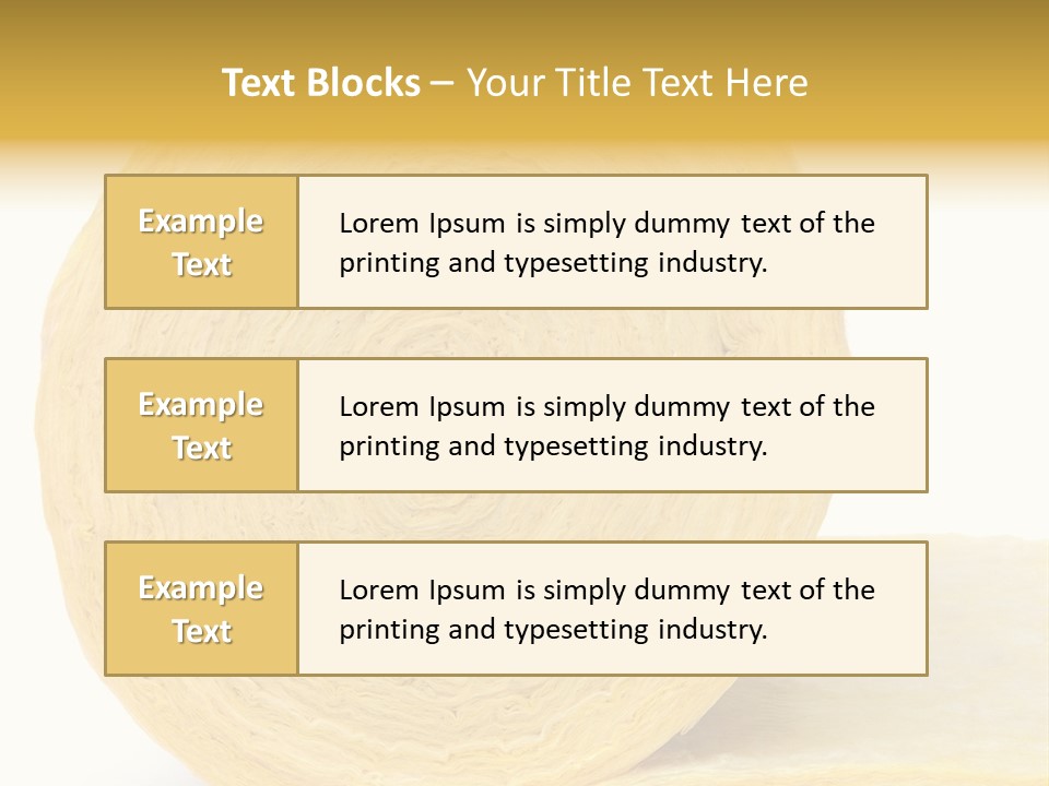 Isolated Thermal Insulation Economy PowerPoint Template