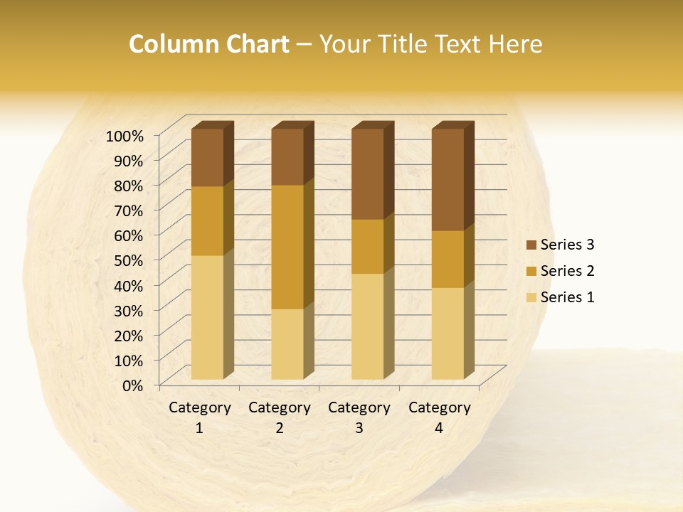Isolated Thermal Insulation Economy PowerPoint Template