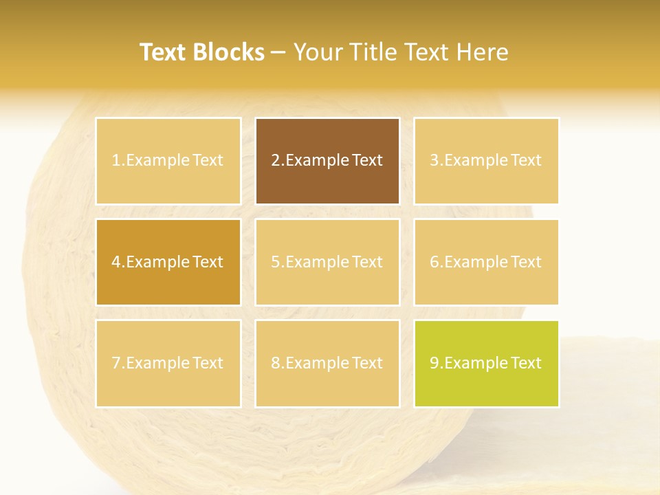 Isolated Thermal Insulation Economy PowerPoint Template