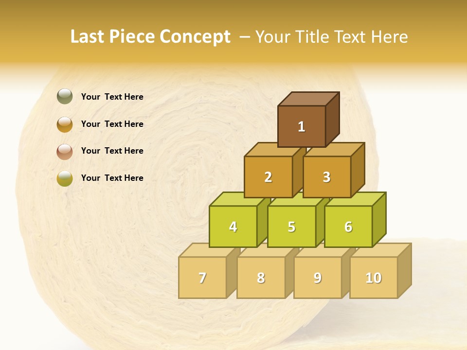 Isolated Thermal Insulation Economy PowerPoint Template