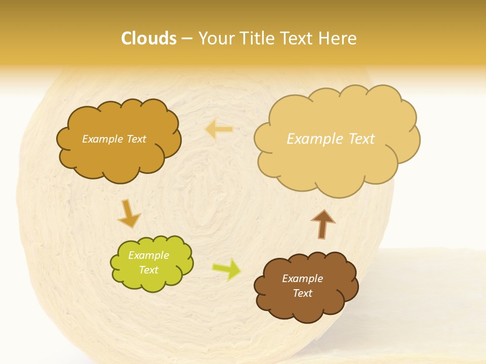 Isolated Thermal Insulation Economy PowerPoint Template