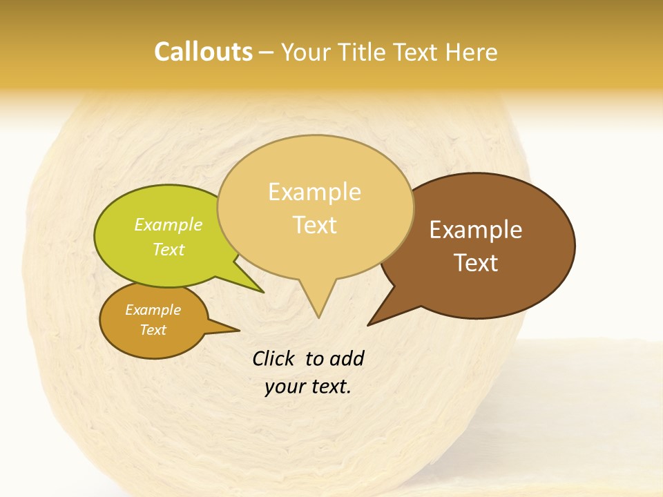 Isolated Thermal Insulation Economy PowerPoint Template