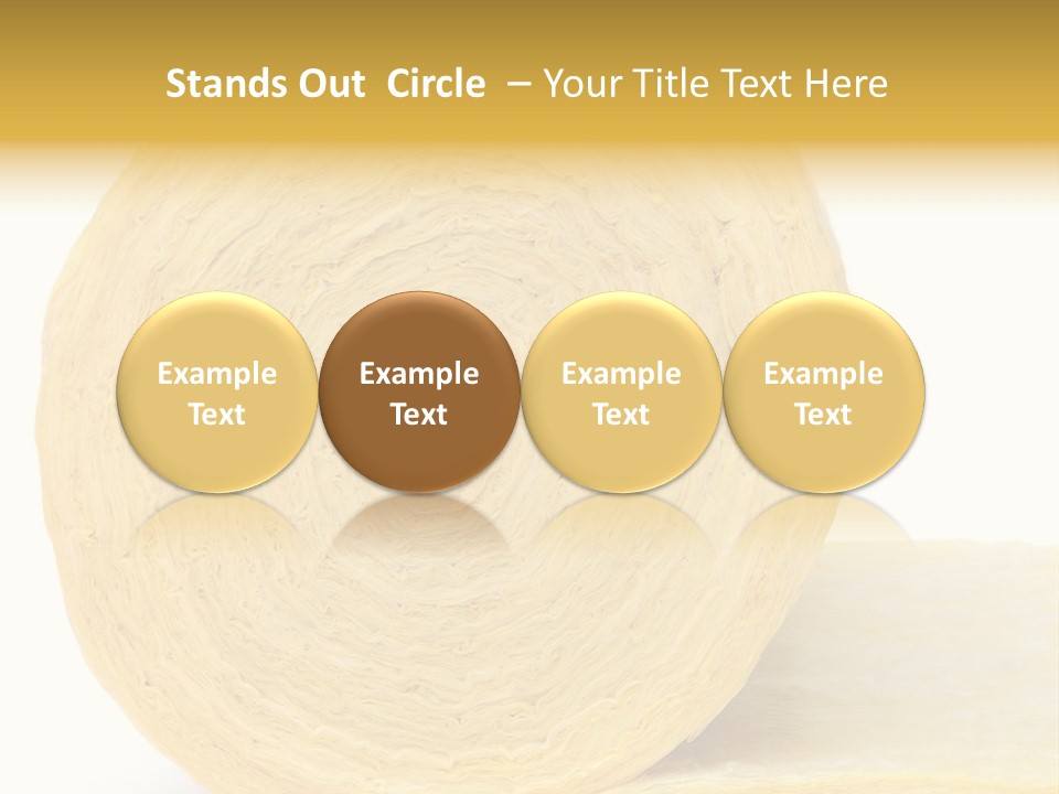 Isolated Thermal Insulation Economy PowerPoint Template