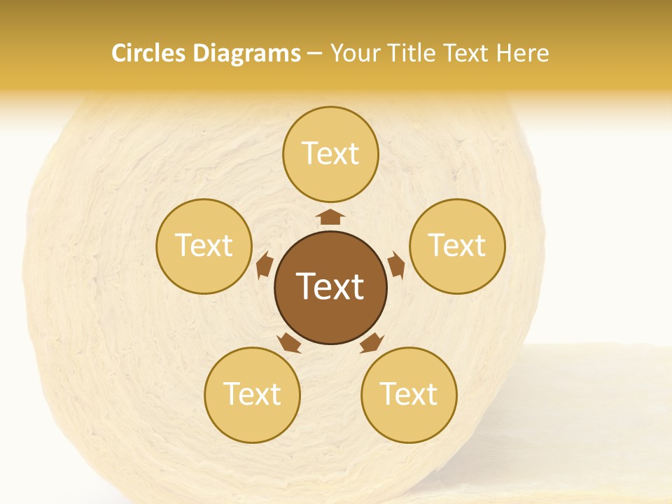 Isolated Thermal Insulation Economy PowerPoint Template