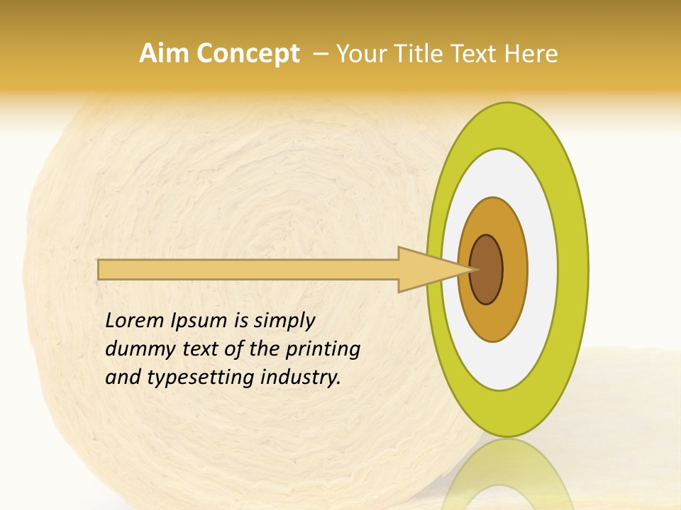 Isolated Thermal Insulation Economy PowerPoint Template