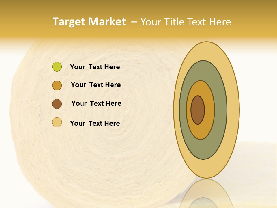 Isolated Thermal Insulation Economy PowerPoint Template