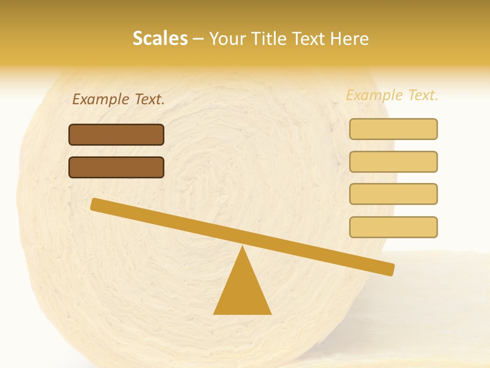 Isolated Thermal Insulation Economy PowerPoint Template