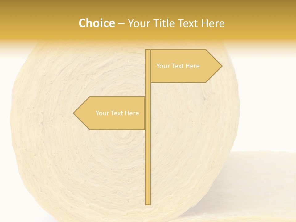 Isolated Thermal Insulation Economy PowerPoint Template