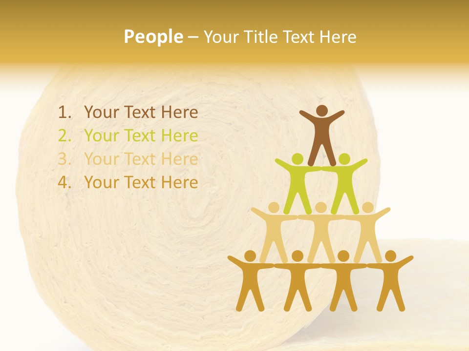 Isolated Thermal Insulation Economy PowerPoint Template