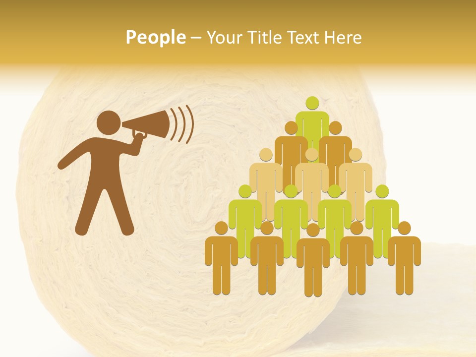 Isolated Thermal Insulation Economy PowerPoint Template