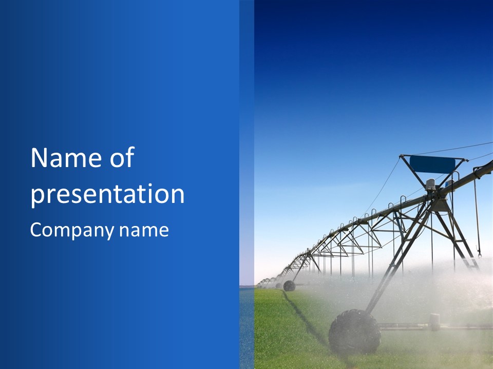 Plant Crop Technology PowerPoint Template