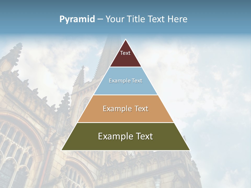 Castle Cloister Monastery PowerPoint Template