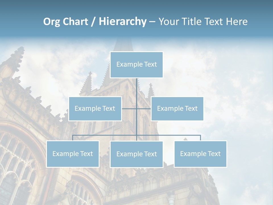 Castle Cloister Monastery PowerPoint Template