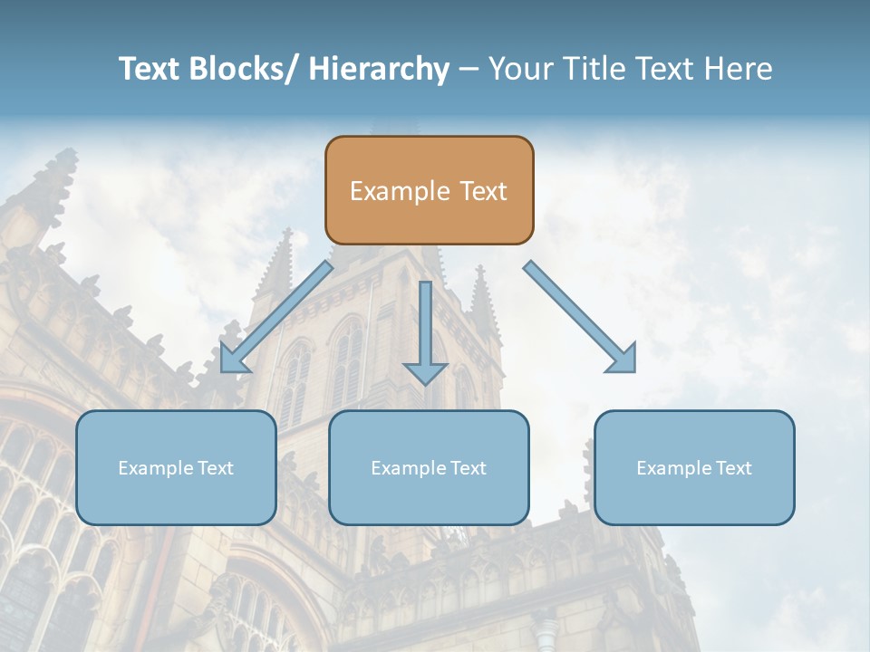 Castle Cloister Monastery PowerPoint Template