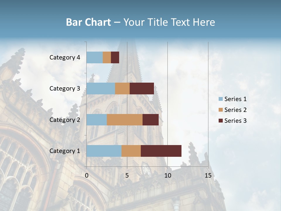 Castle Cloister Monastery PowerPoint Template