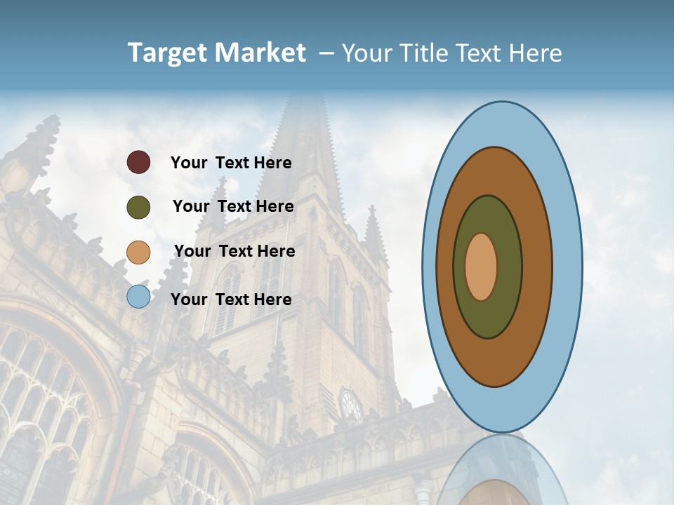 Castle Cloister Monastery PowerPoint Template