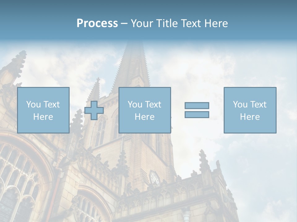 Castle Cloister Monastery PowerPoint Template