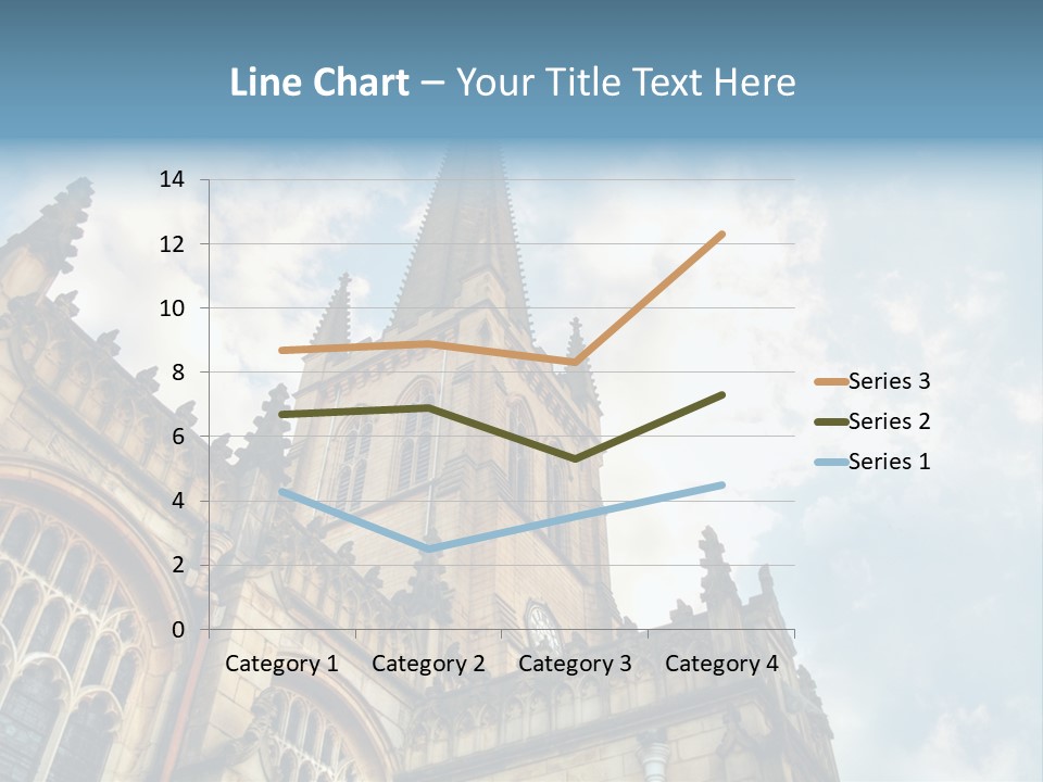 Castle Cloister Monastery PowerPoint Template