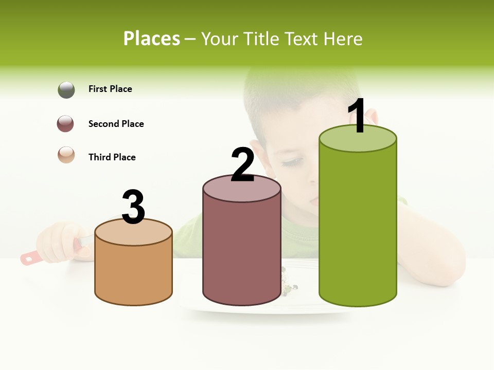 Person Childhood Isolated PowerPoint Template