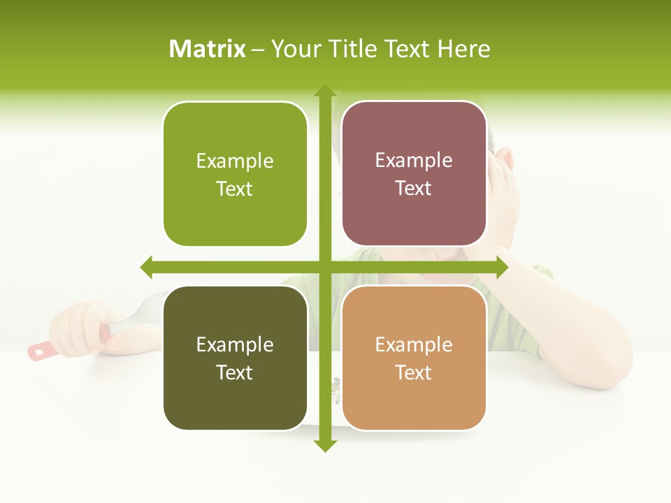 Person Childhood Isolated PowerPoint Template