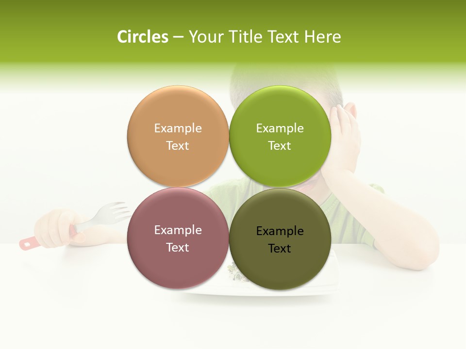 Person Childhood Isolated PowerPoint Template