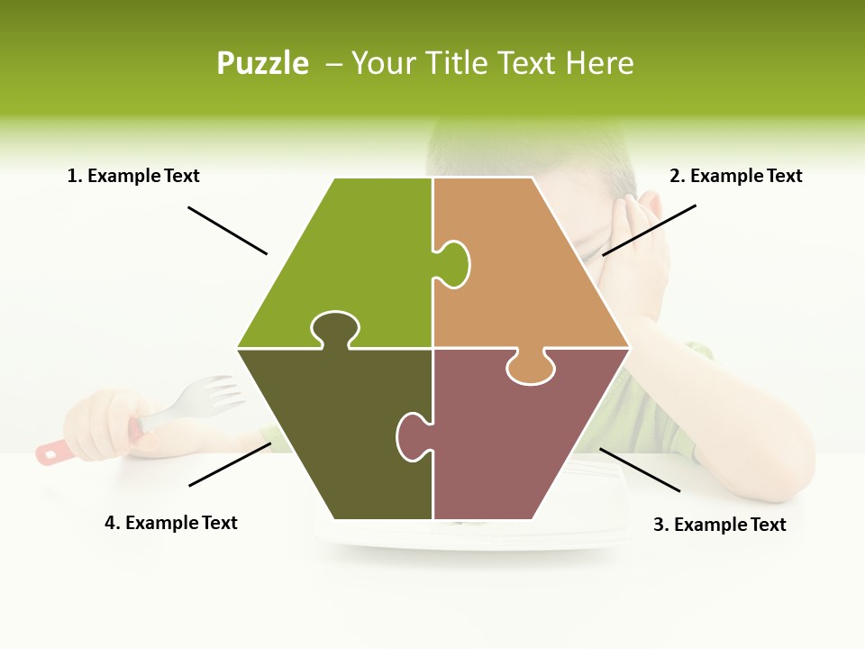 Person Childhood Isolated PowerPoint Template