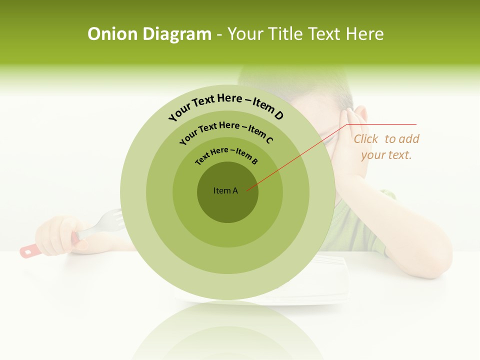 Person Childhood Isolated PowerPoint Template