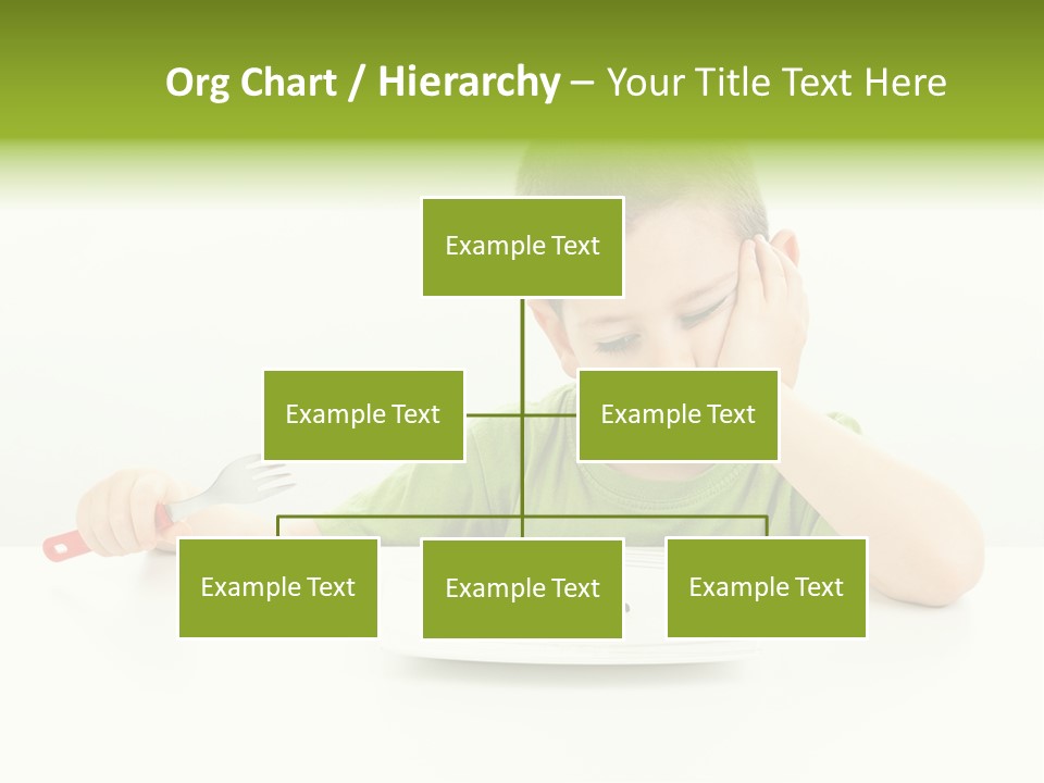 Person Childhood Isolated PowerPoint Template