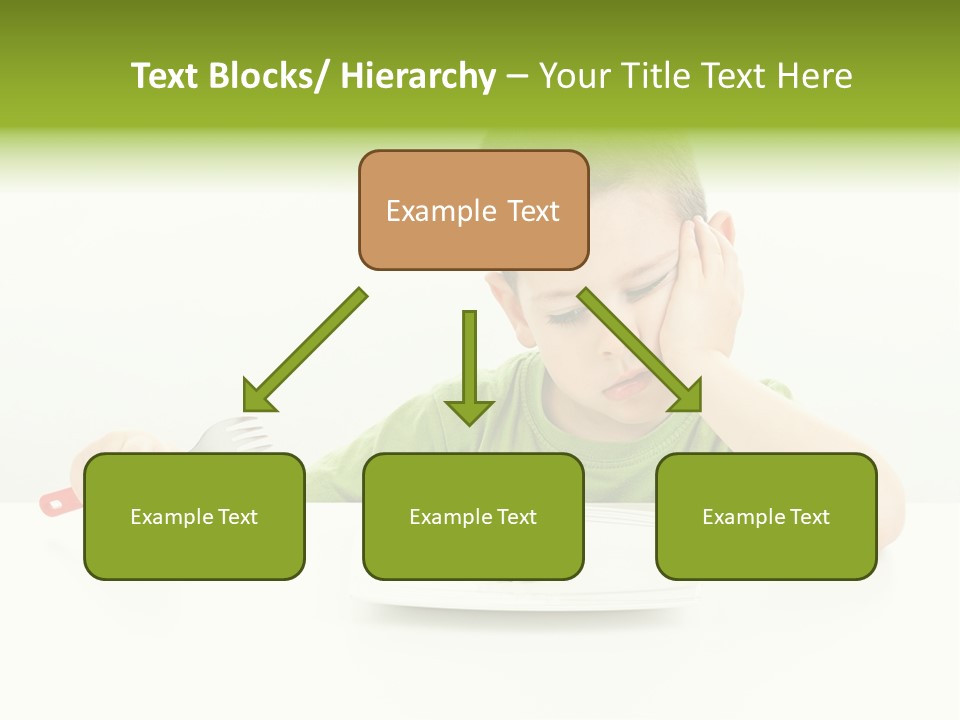 Person Childhood Isolated PowerPoint Template
