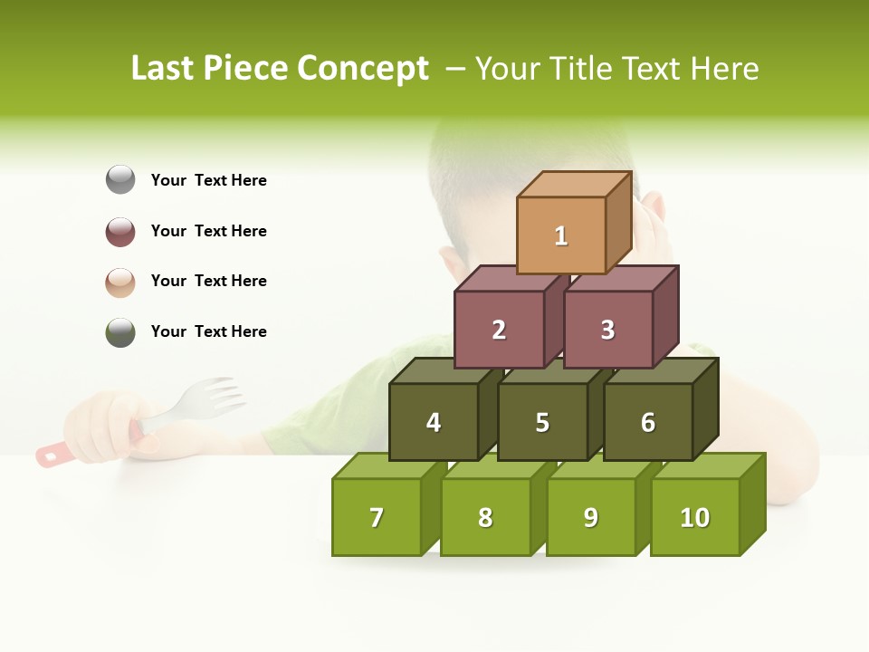 Person Childhood Isolated PowerPoint Template