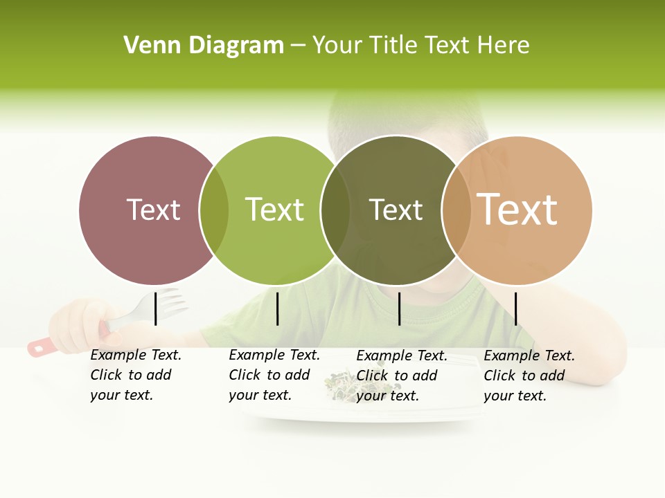 Person Childhood Isolated PowerPoint Template