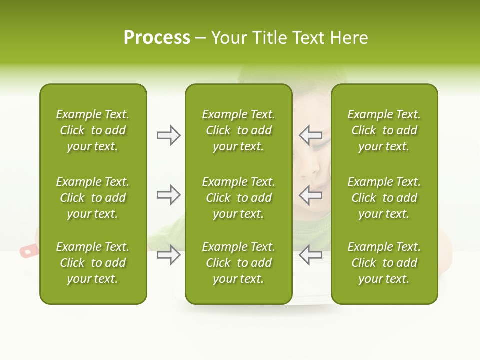 Person Childhood Isolated PowerPoint Template