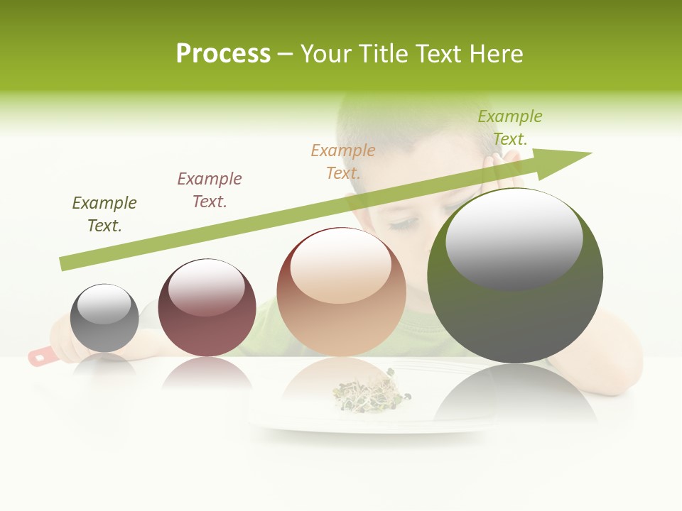 Person Childhood Isolated PowerPoint Template