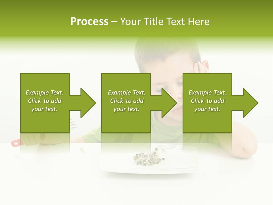 Person Childhood Isolated PowerPoint Template