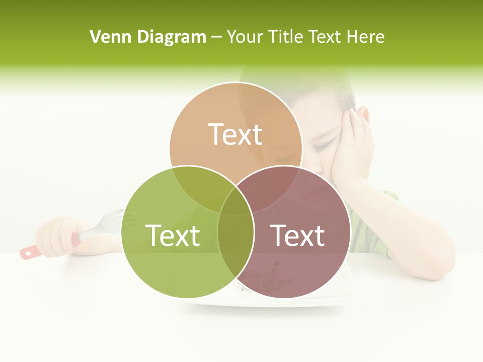 Person Childhood Isolated PowerPoint Template