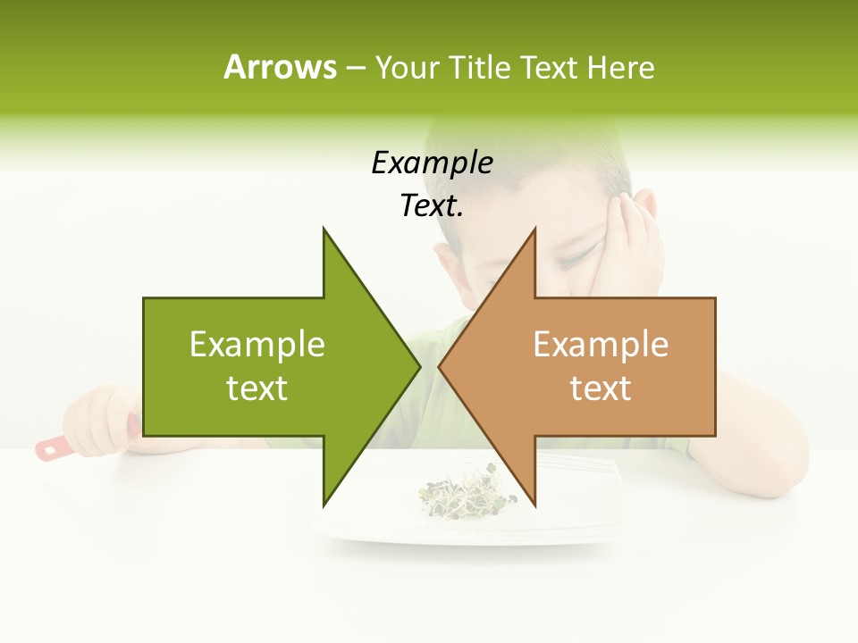 Person Childhood Isolated PowerPoint Template