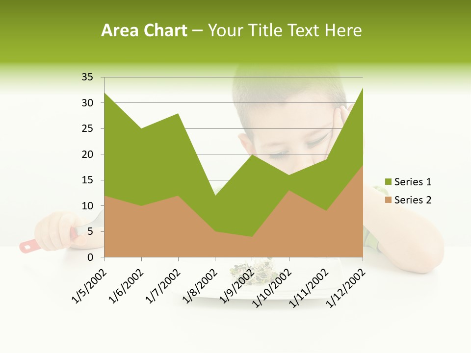 Person Childhood Isolated PowerPoint Template
