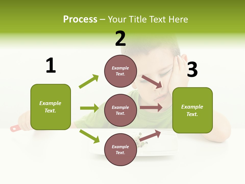 Person Childhood Isolated PowerPoint Template